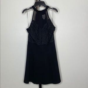 Francesca’s Willamina Black Lace Dress